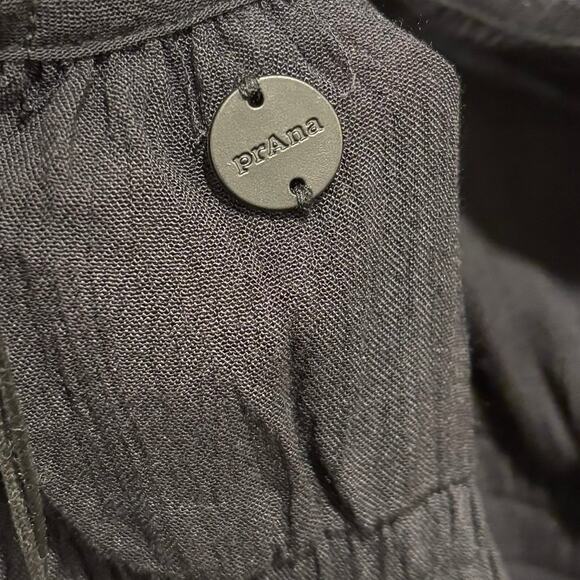 PRANA NWT Fernie Wide Leg Jumpsuit/Swim Cover, Size S,Black - Picture 4 of 11